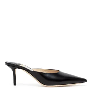 Rav 65 black leather mules