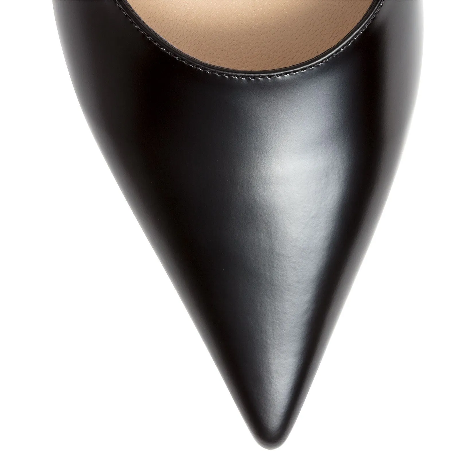 Rav 65 black leather mules