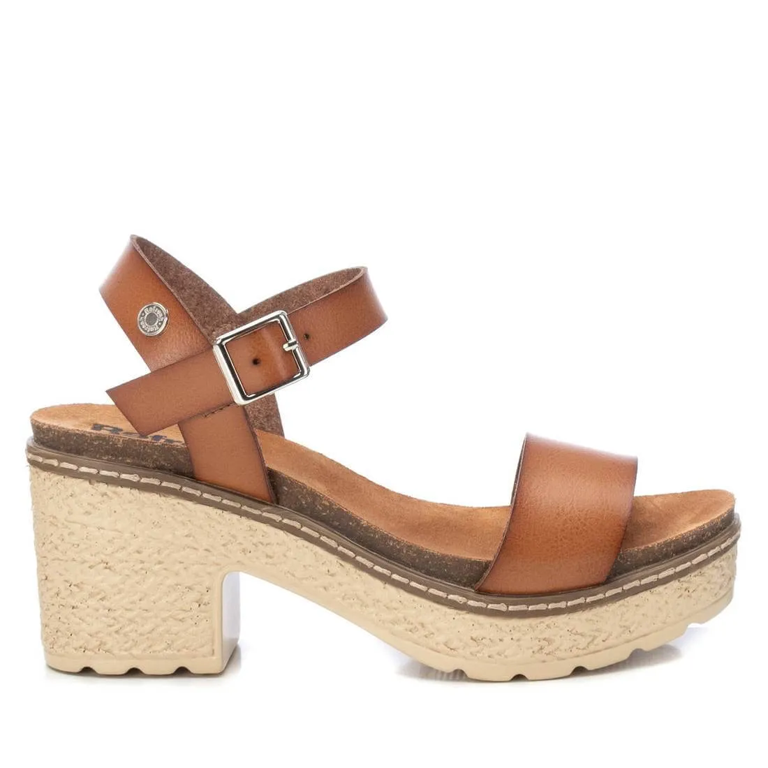 Refresh Taupe Heeled Sandal
