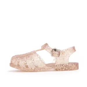 Rose Glitter Jelly Sandal