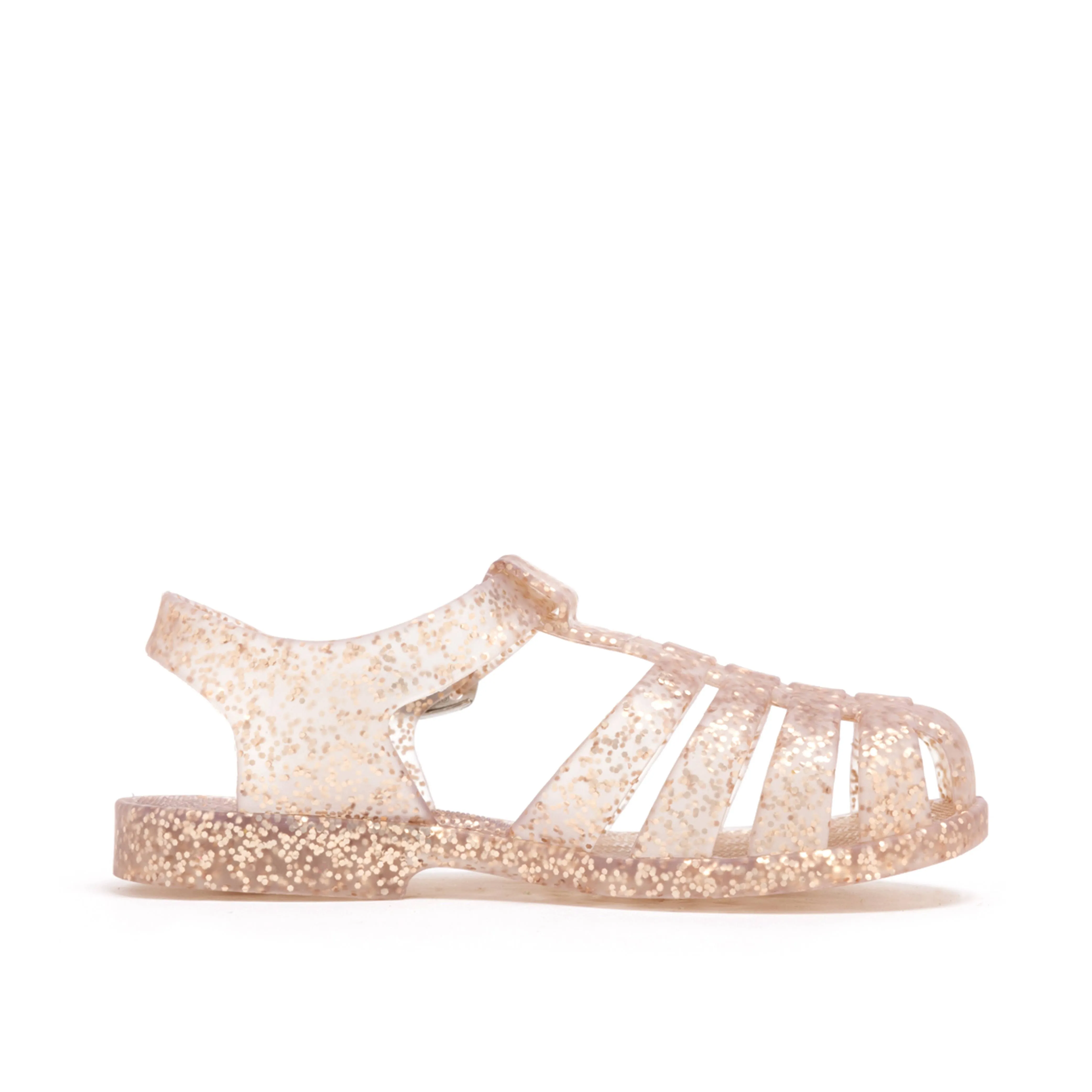 Rose Glitter Jelly Sandal