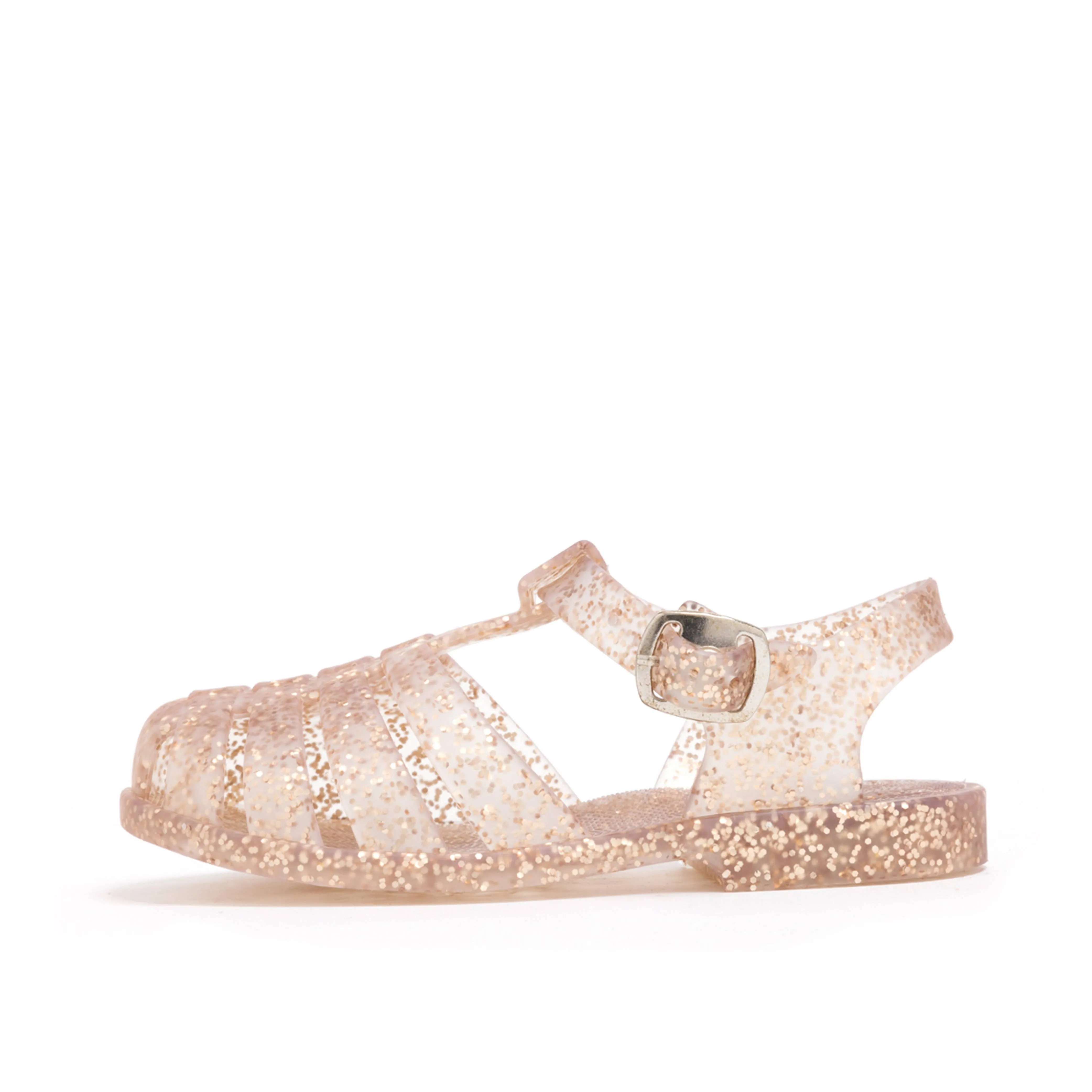 Rose Glitter Jelly Sandal