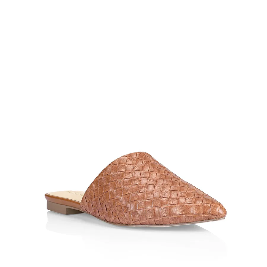Rose Woven Mules