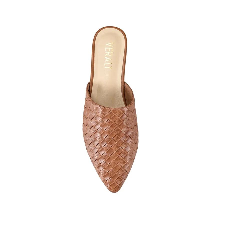 Rose Woven Mules