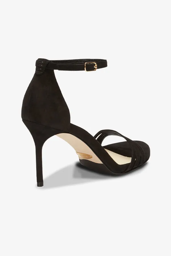 Sarah Flint Perfect Sandal 85 :: Black Suede