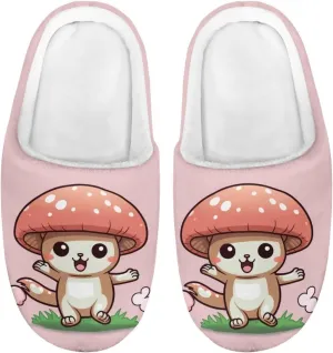 Showudesigns Slippers for Boys Fluffy House Shoes for Girls 9-14.5 Kids Slipper