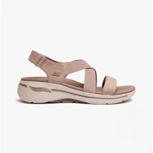 Skechers 140257/TPE GO WALK ARCH FIT SANDAL - TREASURED Womens Sandals Brown