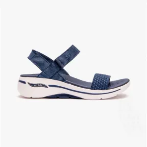 Skechers 140264/NVY GO WALK ARCH FIT SANDAL-POLISHED Womens Sandals Navy