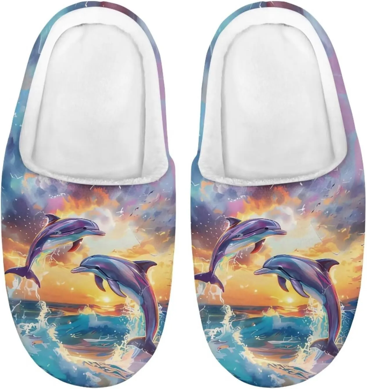 Slippers for Kids Anti-slip House Slippers Warm Plush Slippers Cozy Bedroom Slippers