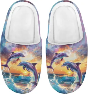 Slippers for Kids Anti-slip House Slippers Warm Plush Slippers Cozy Bedroom Slippers