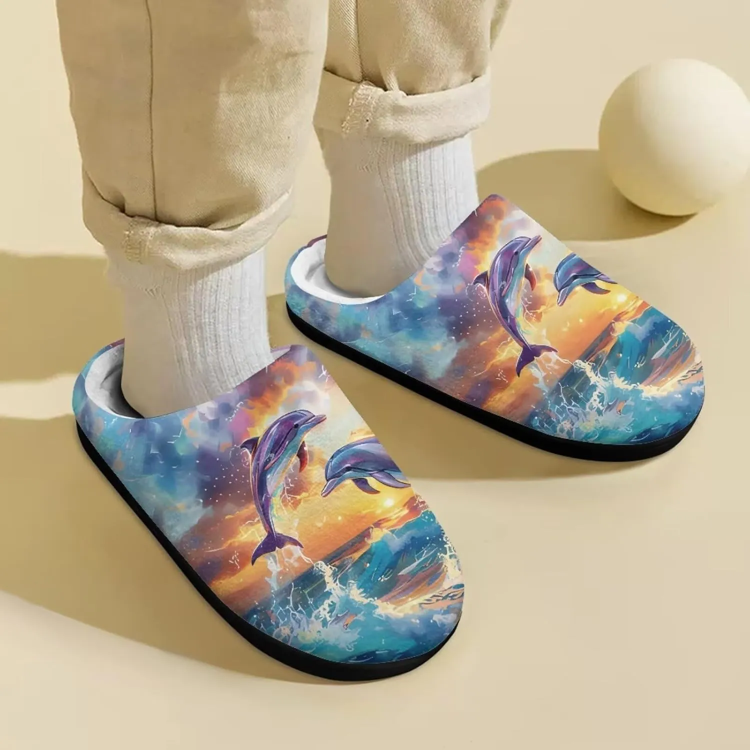Slippers for Kids Anti-slip House Slippers Warm Plush Slippers Cozy Bedroom Slippers