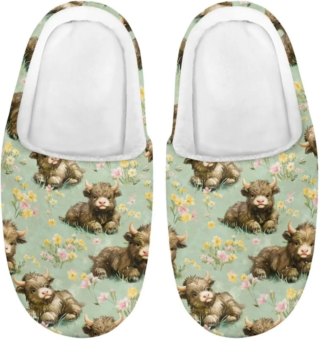 Slippers for Kids Anti-slip Plush Slippers Warm House Shoes Winter Bedroom Slippers