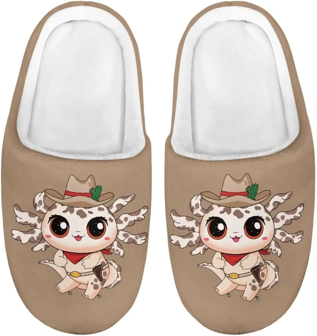 Slippers for Kids Anti-slip Plush Slippers Warm House Shoes Winter Bedroom Slippers