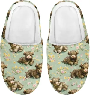 Slippers for Kids Anti-slip Plush Slippers Warm House Shoes Winter Bedroom Slippers