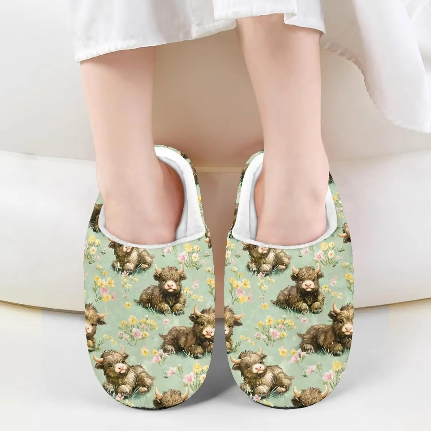 Slippers for Kids Anti-slip Plush Slippers Warm House Shoes Winter Bedroom Slippers