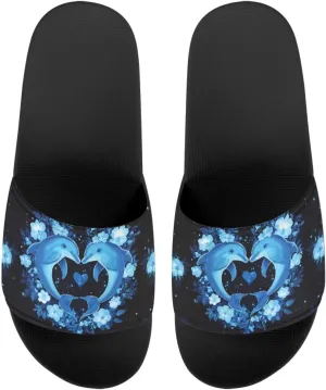 Slippers for Women, Anti Slip House Shoes for Men, Open Toe Beach Sandals Summer Shoes