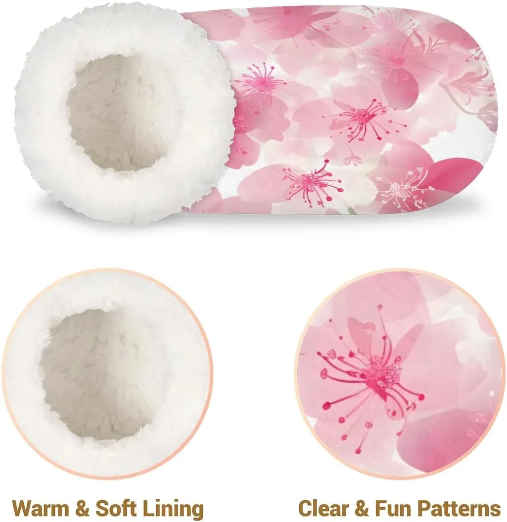 Slippers for Women Polka Dot Red Warm Soft Cozy Warm House Slipper