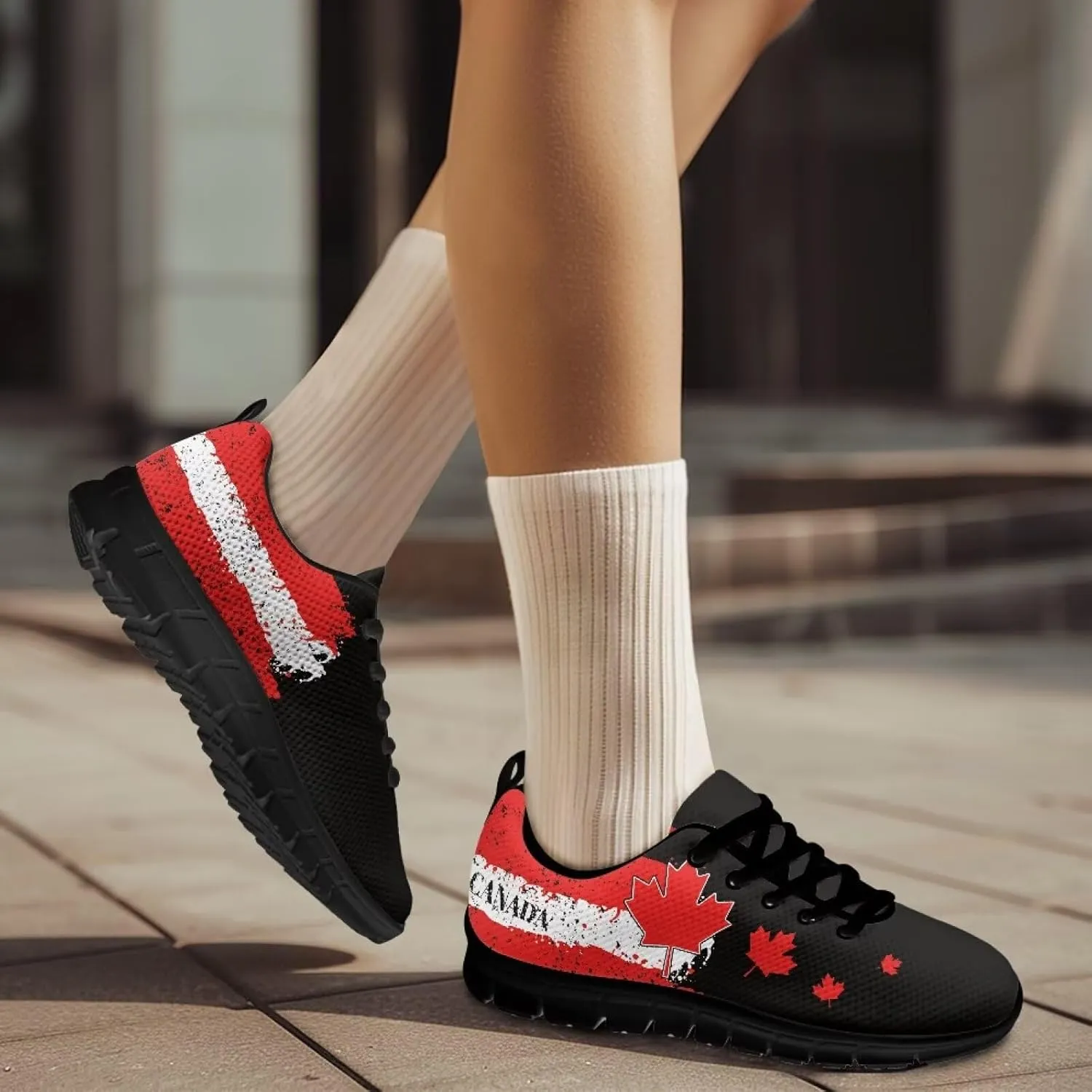 Sneakers Walking Lace-Up Comfortable Sneakers Workout Sport Work Casual Tennis Shoes