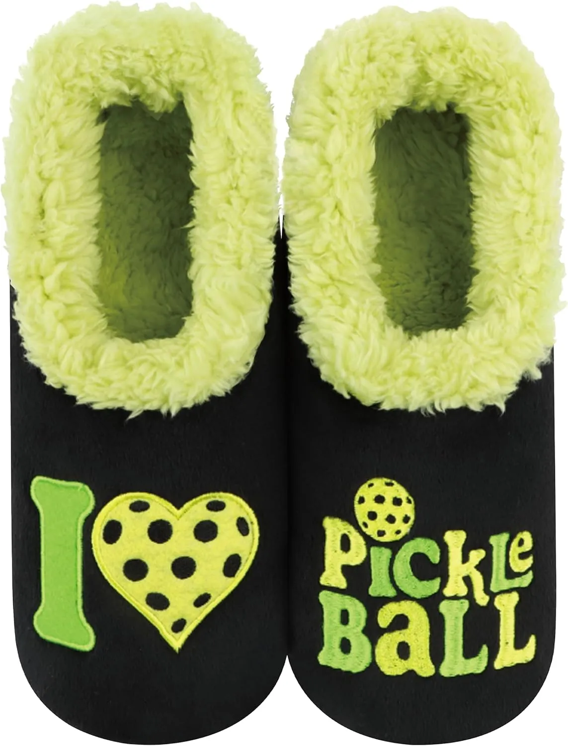 Snoozies Pairable Slipper Socks - Funny House Slippers for Women, Non-Slip Fuzzy Slipper Socks