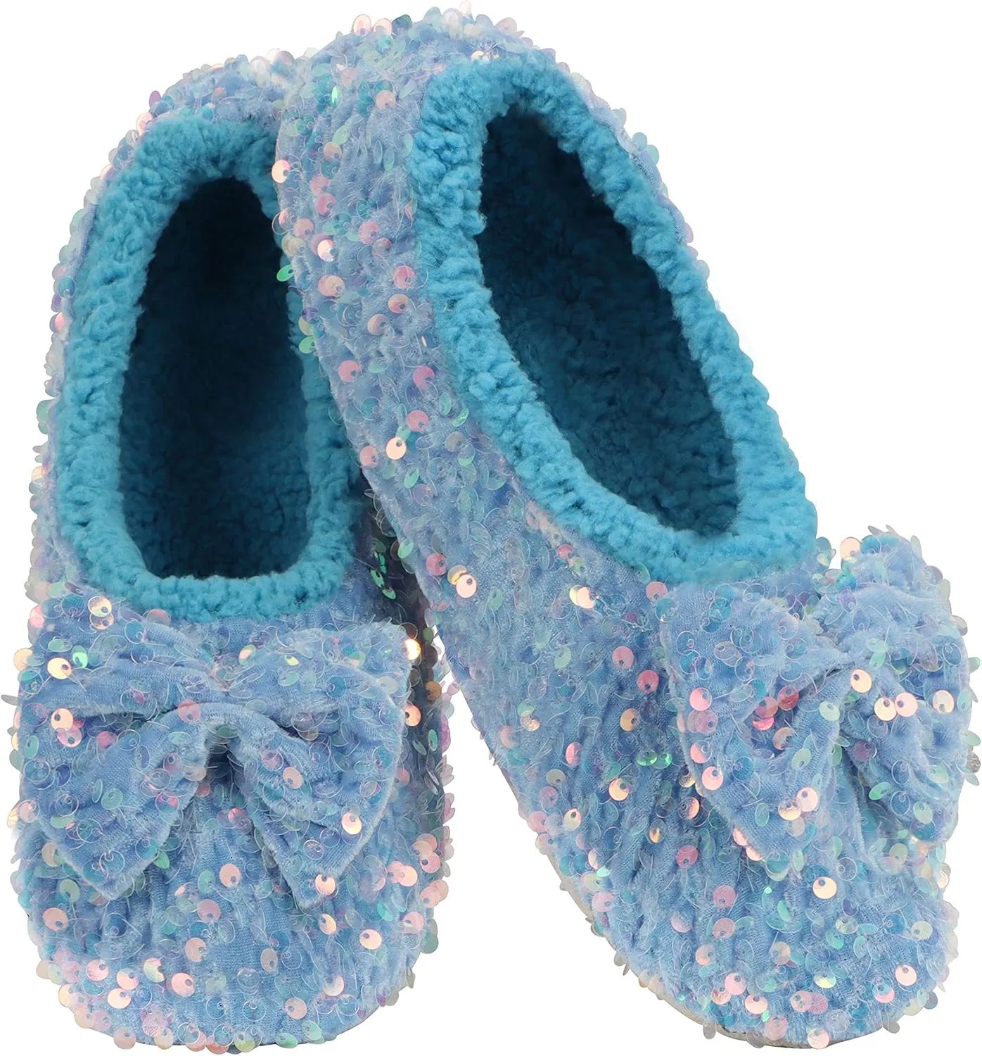 Snoozies Womens Glamour Bling Ballerina