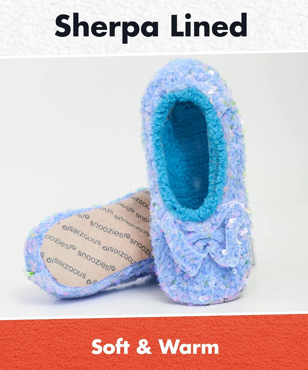 Snoozies Womens Glamour Bling Ballerina