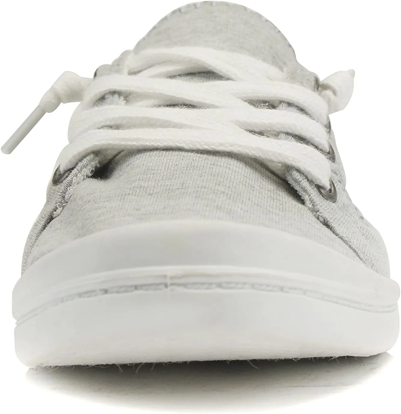 Soda Flat Women Shoes Linen Canvas Slip On Sneakers Lace Up Style Loafers Zig-S
