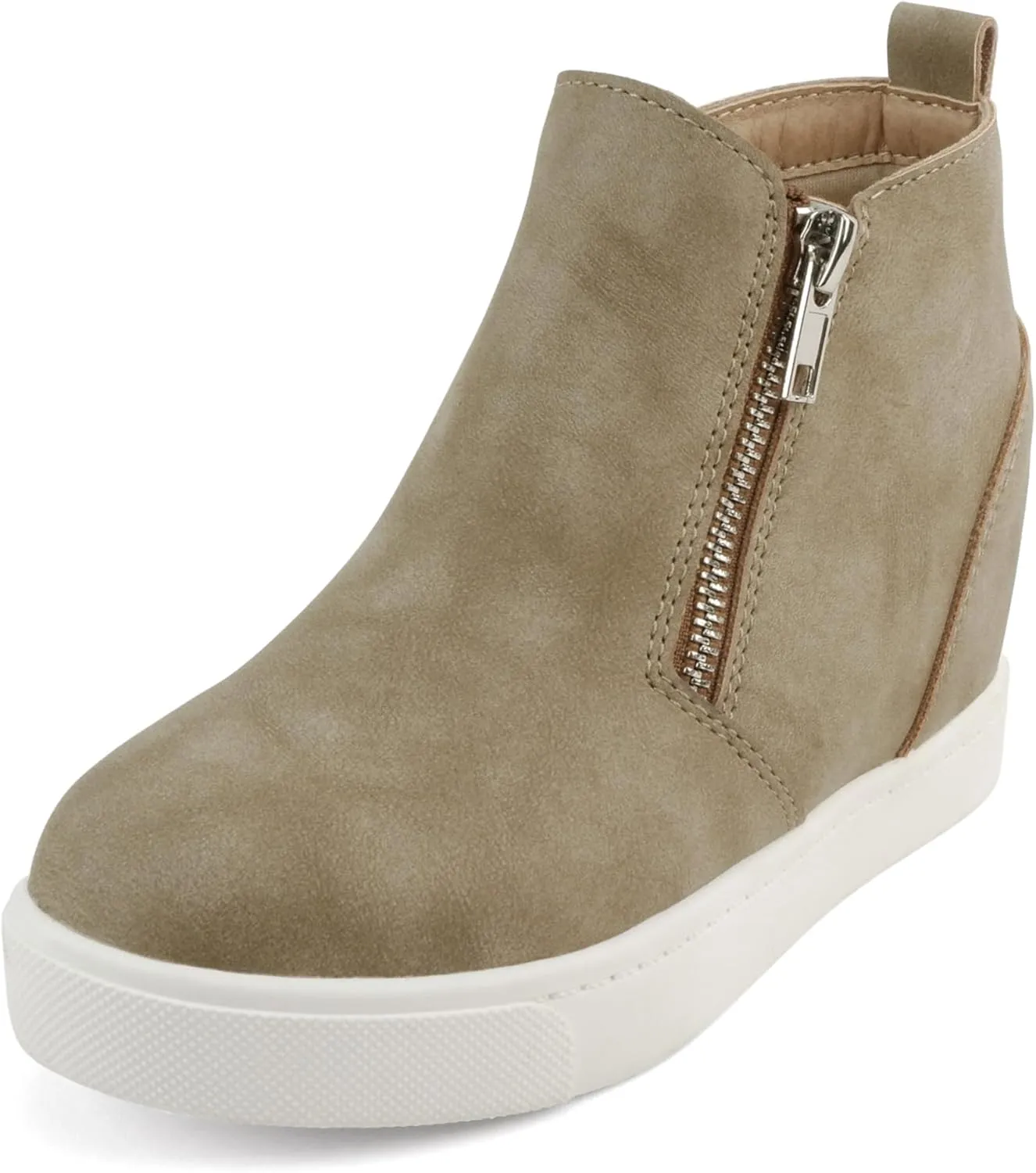 Soda Kids/Children/Girls Taylor-2 Hidden Wedge Booties Fashion Sneaker Shoes Side Zipper