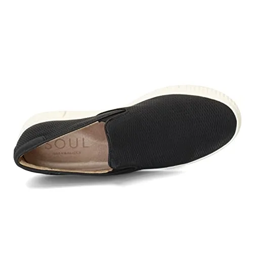 SOUL Naturalizer Women's Tia Platform Sneaker Black 6.5 W