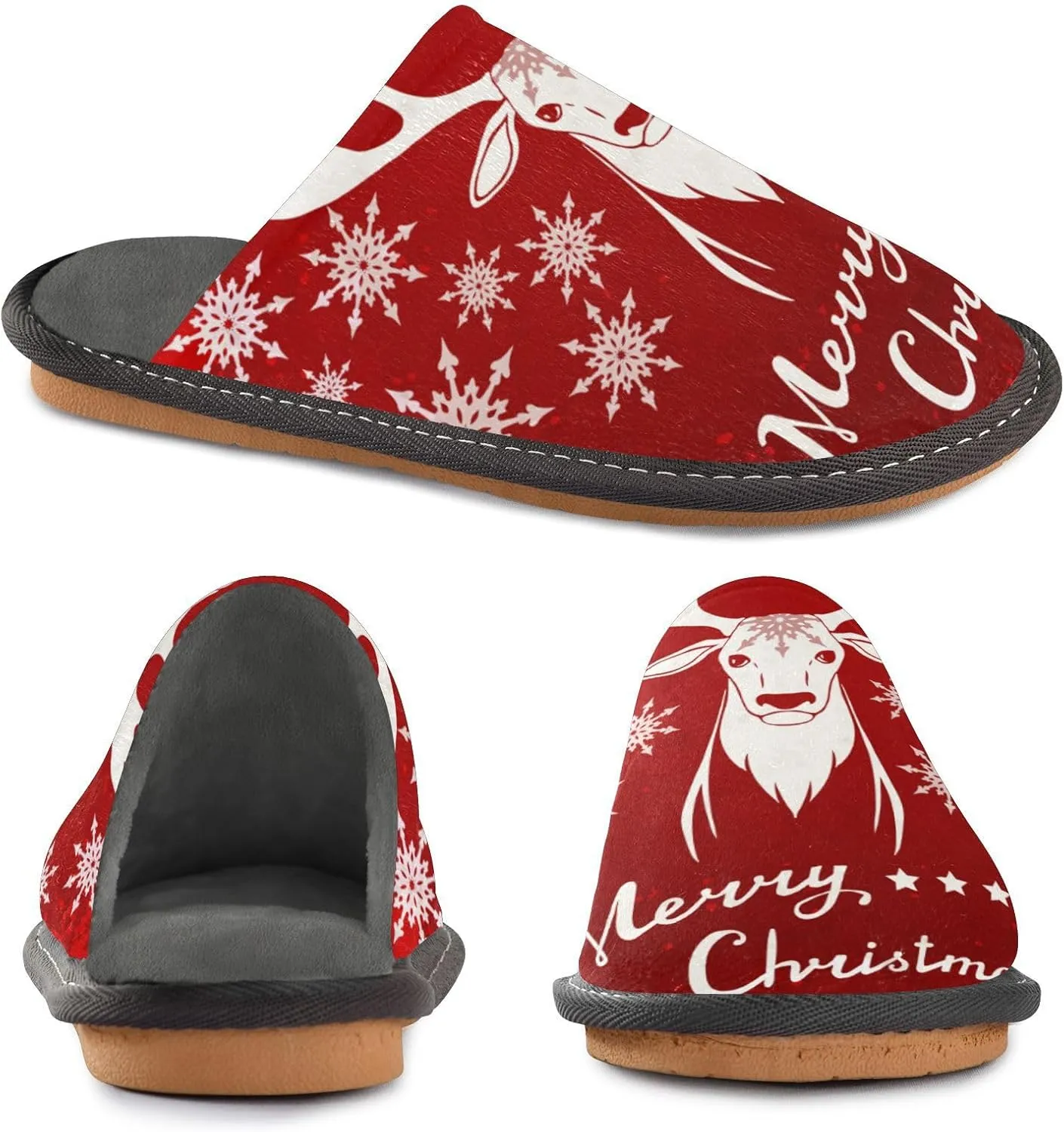 Spa Slippers Indoor House Fuzzy Slippers Soft Memory Foam Non-Slip Home Slipper Winter Shoes For Bedroom Hotel Travel 4-11
