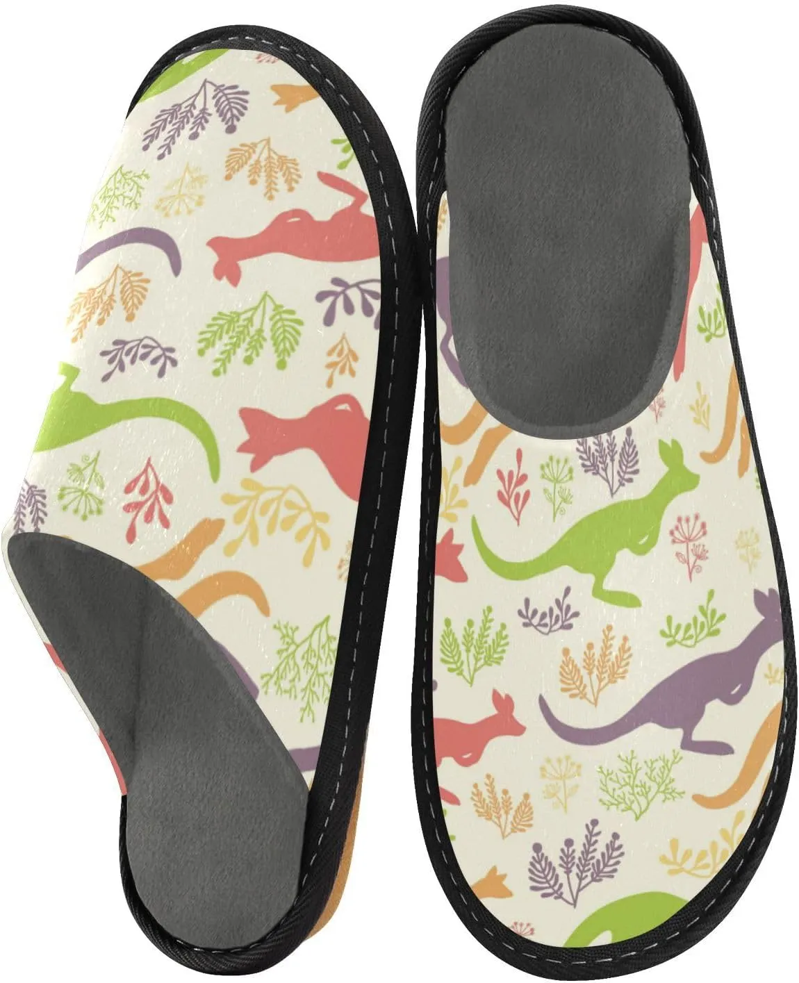 Spa Slippers Indoor House Fuzzy Slippers Soft Memory Foam Non-Slip Home Slipper Winter Shoes For Bedroom Hotel Travel 4-11