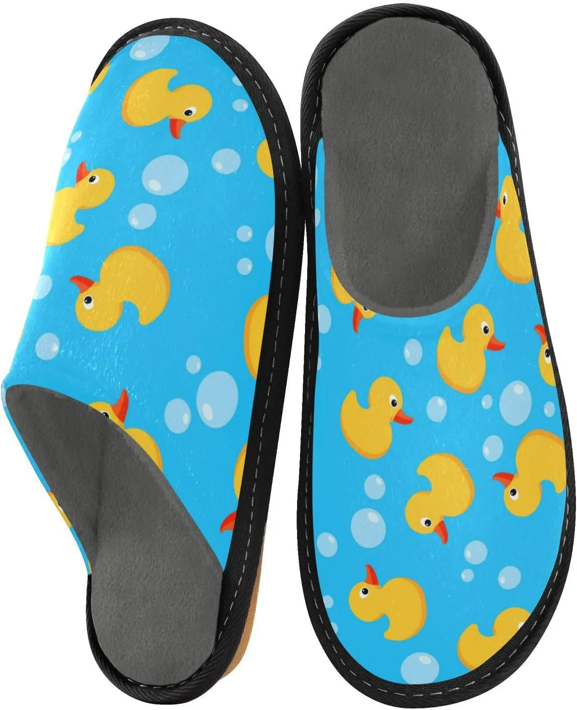 Spa Slippers Indoor House Fuzzy Slippers Soft Memory Foam Non-Slip Home Slipper Winter Shoes For Bedroom Hotel Travel 4-11
