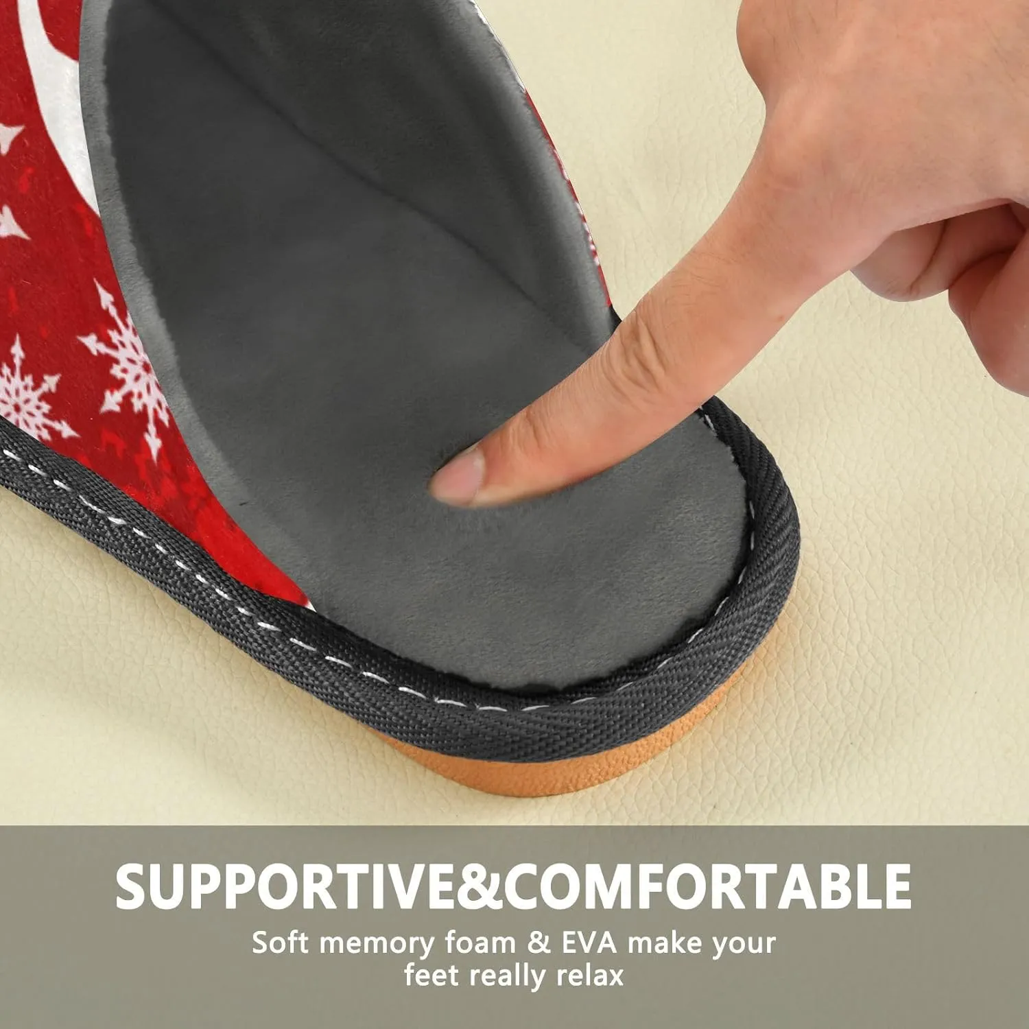 Spa Slippers Indoor House Fuzzy Slippers Soft Memory Foam Non-Slip Home Slipper Winter Shoes For Bedroom Hotel Travel 4-11