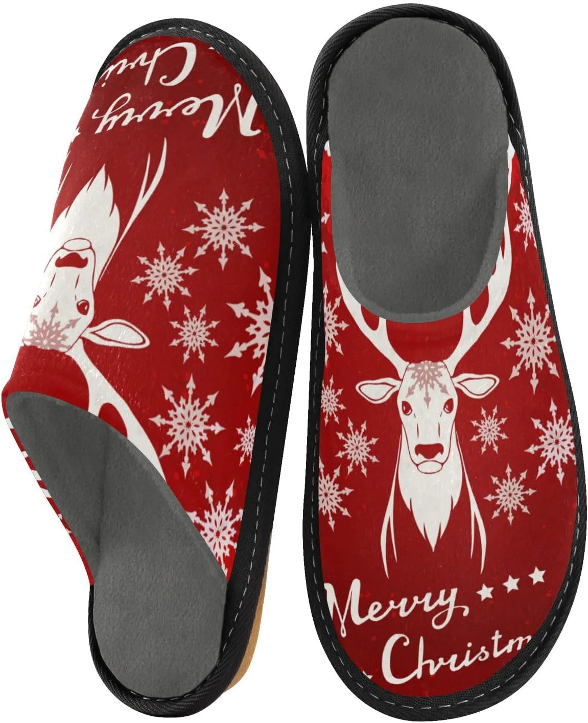 Spa Slippers Indoor House Fuzzy Slippers Soft Memory Foam Non-Slip Home Slipper Winter Shoes For Bedroom Hotel Travel 4-11