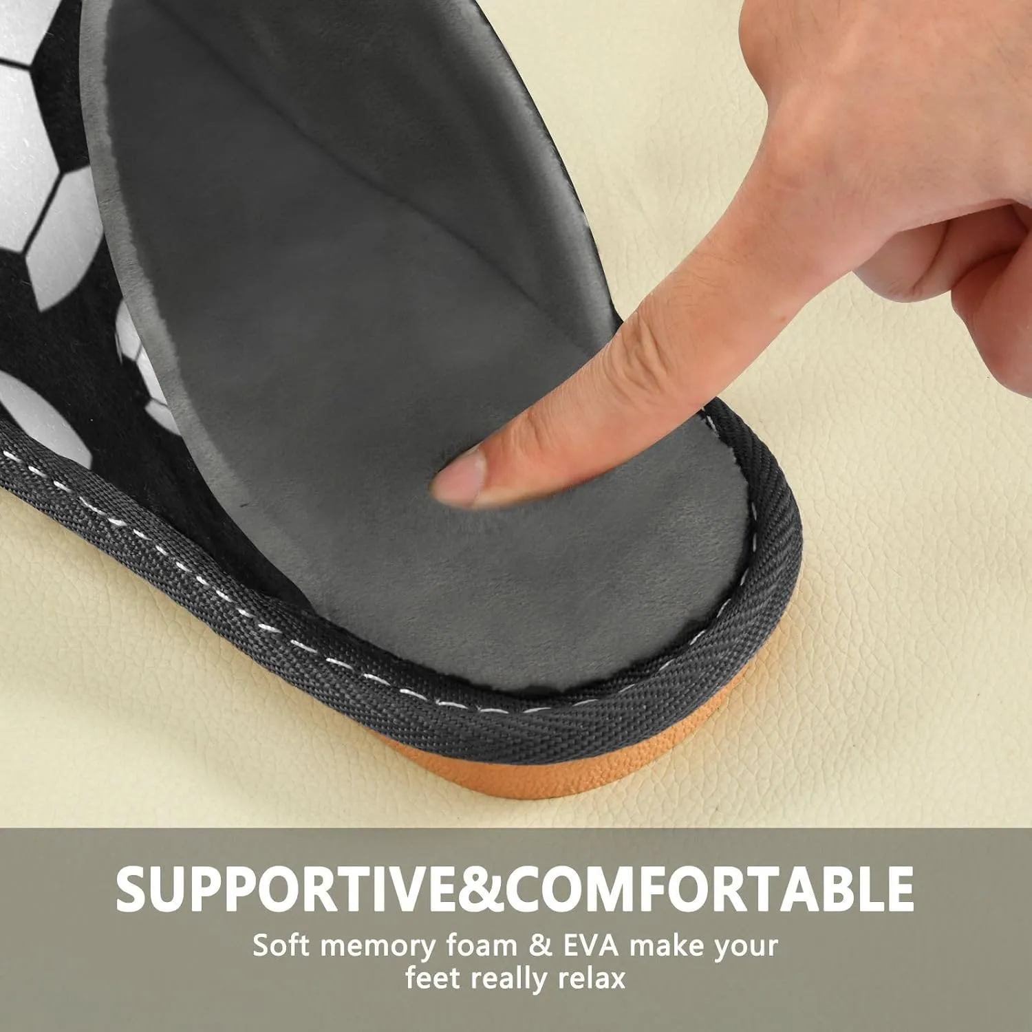 Spa Slippers Indoor House Fuzzy Slippers Soft Memory Foam Non-Slip Home Slipper Winter Shoes For Bedroom Hotel Travel 4-11