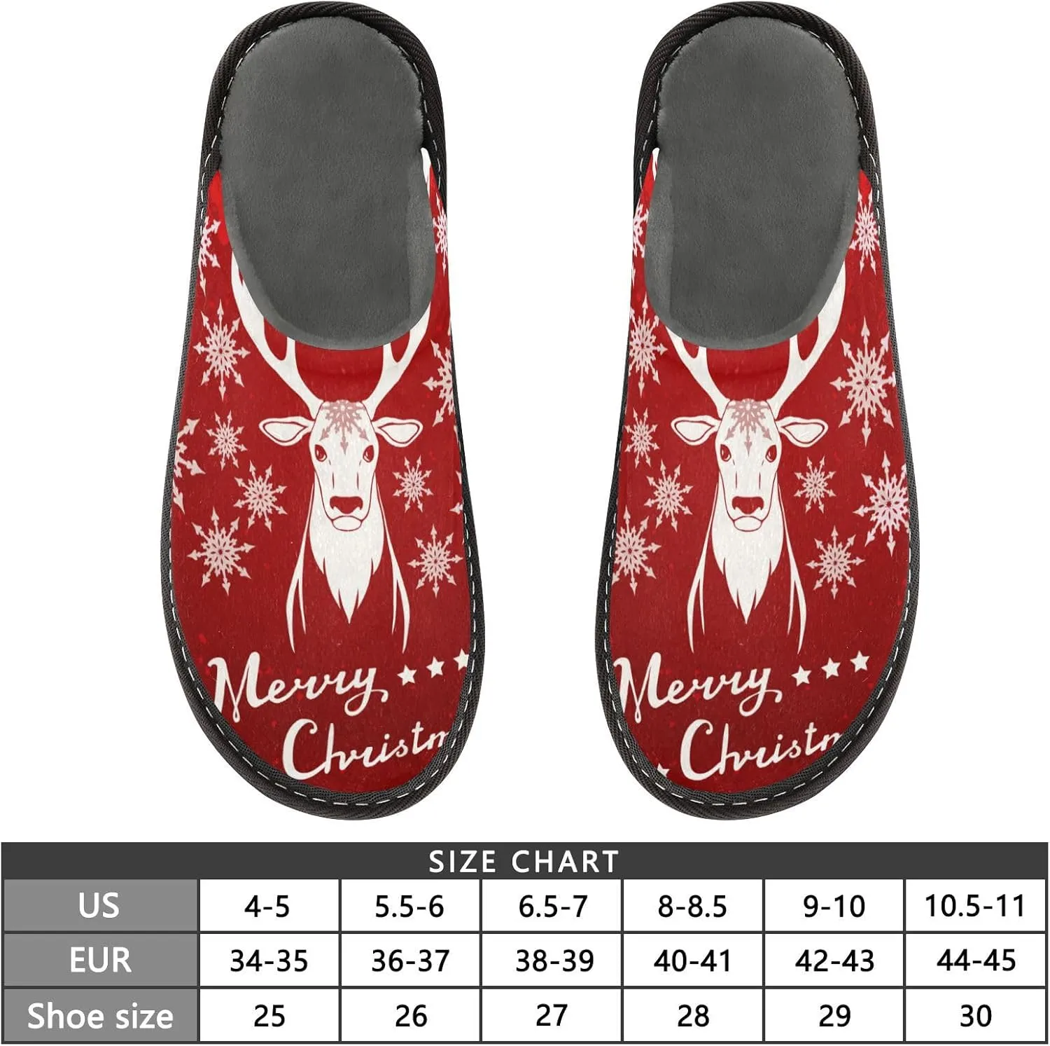 Spa Slippers Indoor House Fuzzy Slippers Soft Memory Foam Non-Slip Home Slipper Winter Shoes For Bedroom Hotel Travel 4-11