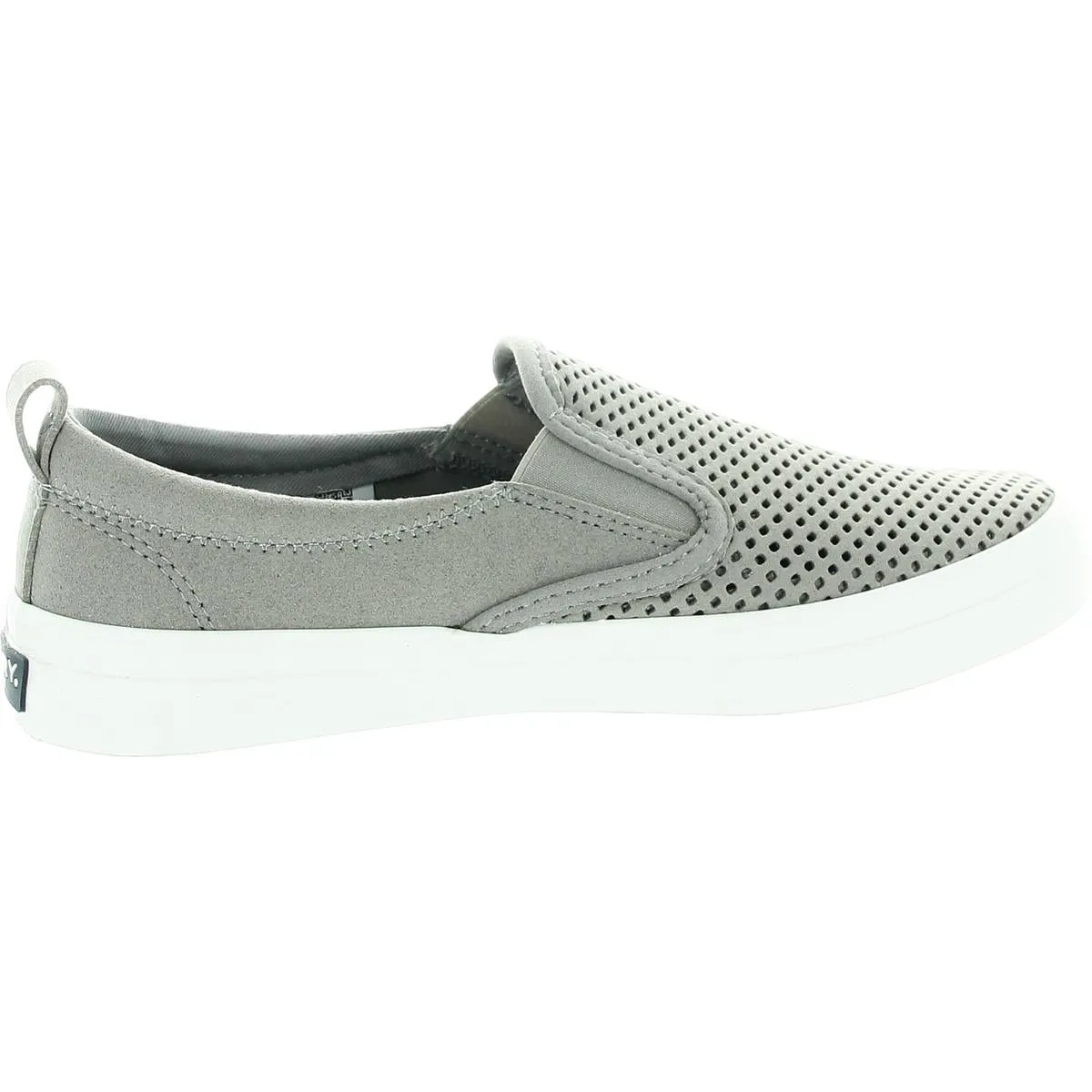 Sperry Womens CREST SLIP ON Faux Leather Slip On Flat Shoes