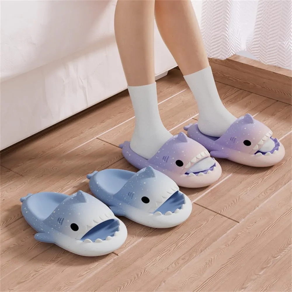 Spotted Starlight Shark Slides, New Cloud Shark Slippers, Soft Quick Dry Anti-Slip Open Shark Sandals
