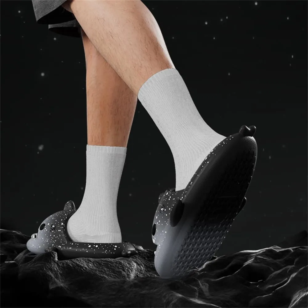 Spotted Starlight Shark Slides, New Cloud Shark Slippers, Soft Quick Dry Anti-Slip Open Shark Sandals