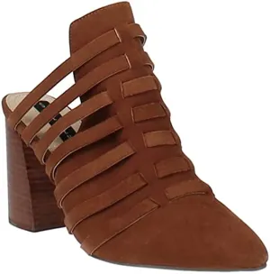 STEVEN by Steve Madden Nikki Cognac Pointed Toe Leather Mule