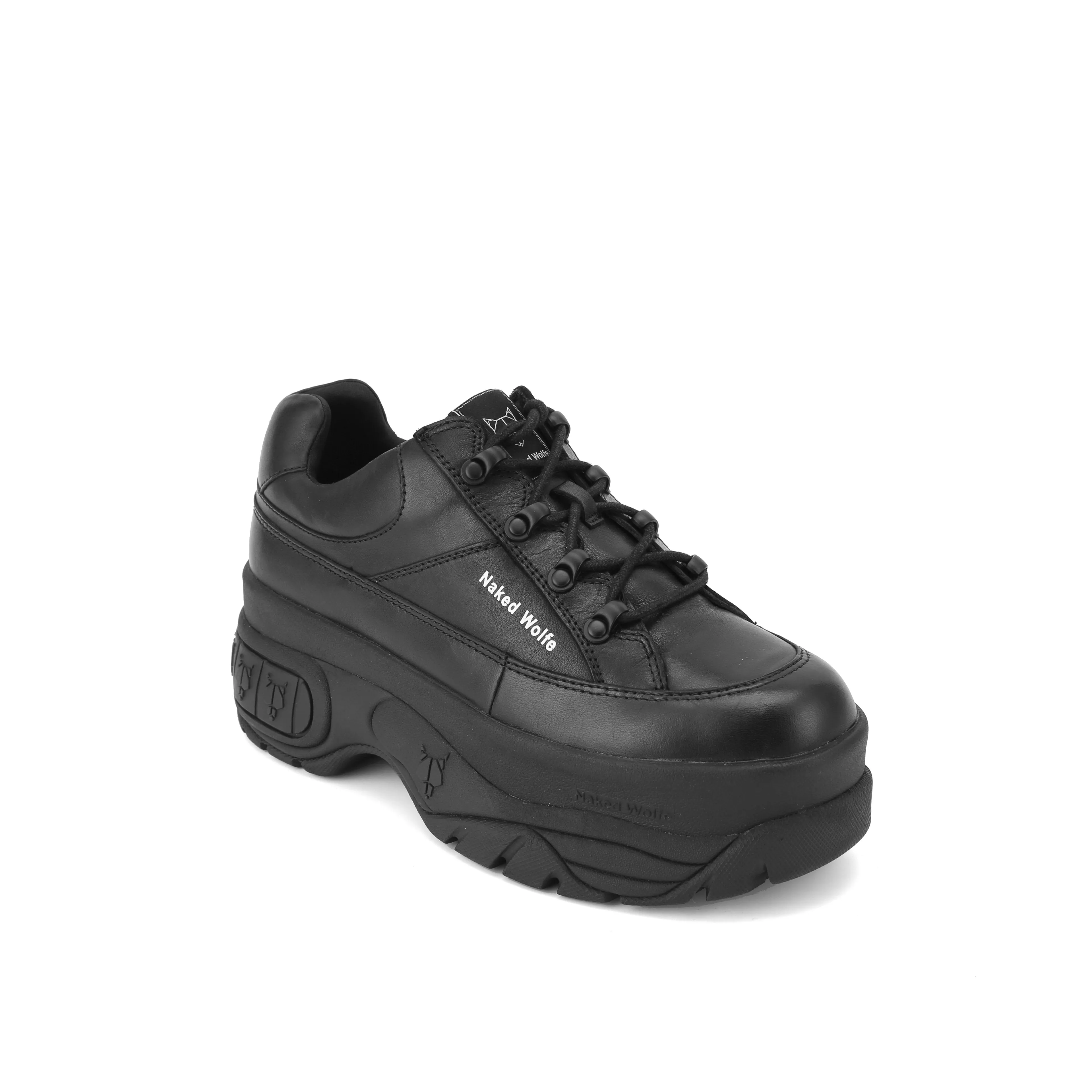 Stomper Black Leather
