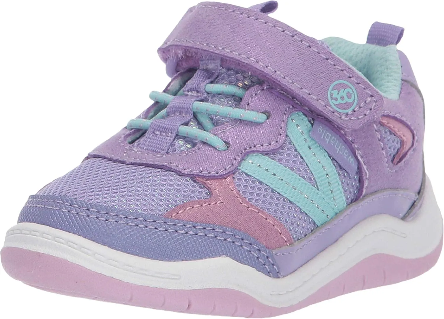 Stride Rite Girl's Naya Anti-Microbial Dual Width Insole Casual Sneaker