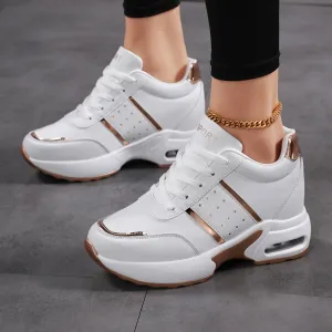 Stylish Women's Wedge Sneakers for Casual Sports
