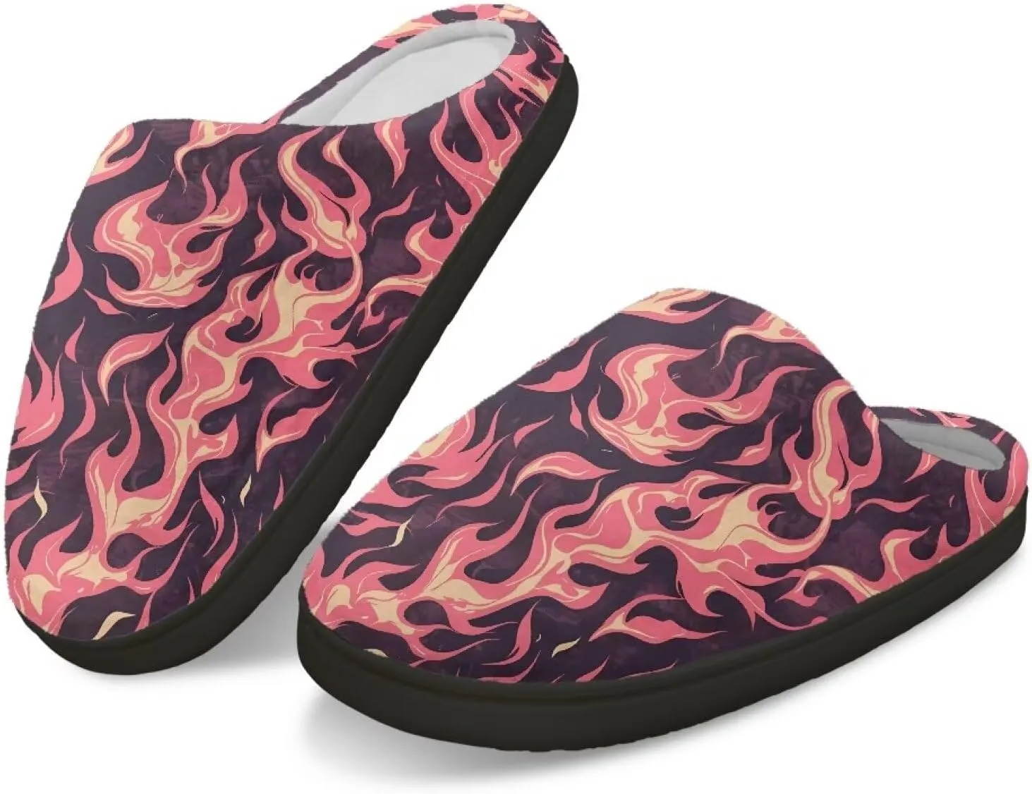 Sugar Skull Girl Grip Slippers Tiger Fluffy House Non Skid Microfiber Women Slipper Winter Indoor Shoes