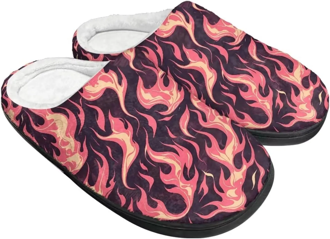 Sugar Skull Girl Grip Slippers Tiger Fluffy House Non Skid Microfiber Women Slipper Winter Indoor Shoes