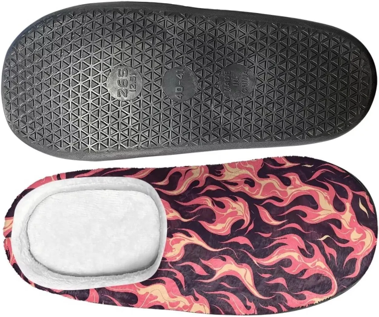 Sugar Skull Girl Grip Slippers Tiger Fluffy House Non Skid Microfiber Women Slipper Winter Indoor Shoes