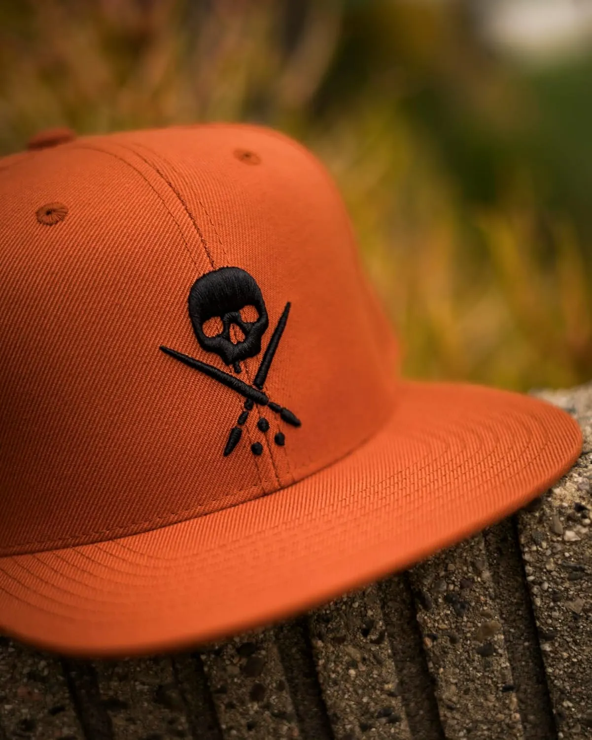 Sullen Badge Fitted Tattoo Lifestyle Logo Flat Bill Hat