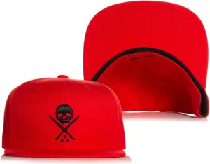 Sullen Badge Fitted Tattoo Lifestyle Logo Flat Bill Hat