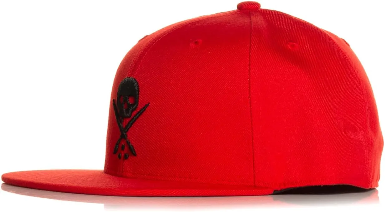 Sullen Badge Fitted Tattoo Lifestyle Logo Flat Bill Hat