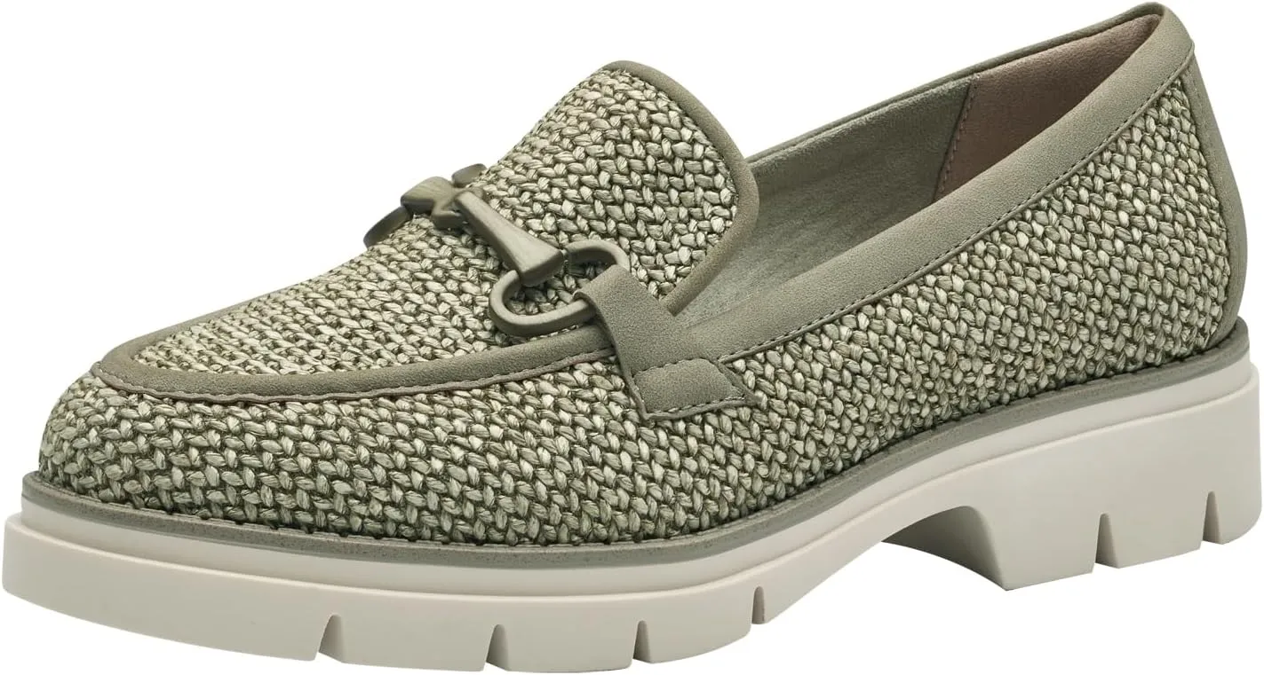 Tamaris Slipper 1-24316-42 Wide, Sage, 8.5 Women