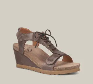 Taos Tie Wish T Strap Wedge